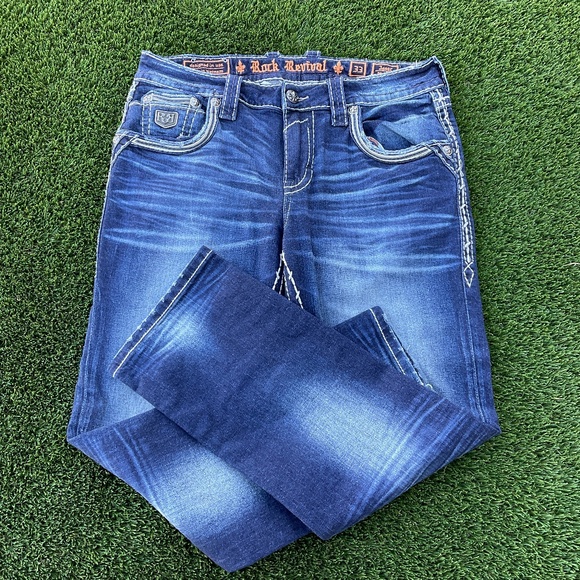 Rock Revival Men Jeans USED - Picture 1 of 8